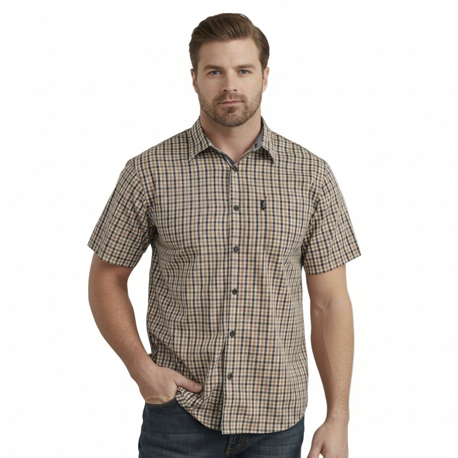 Dickies Ws565 Rbkl Camisa Manga Corta Cuadros Casual - Garufa Jeans