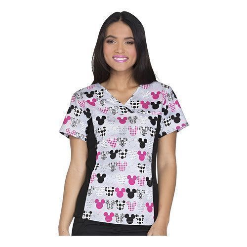 Disney 6875c Filipina Quirúrgica Mickey Minnie Mujer 4xl 5xl - Garufa Jeans