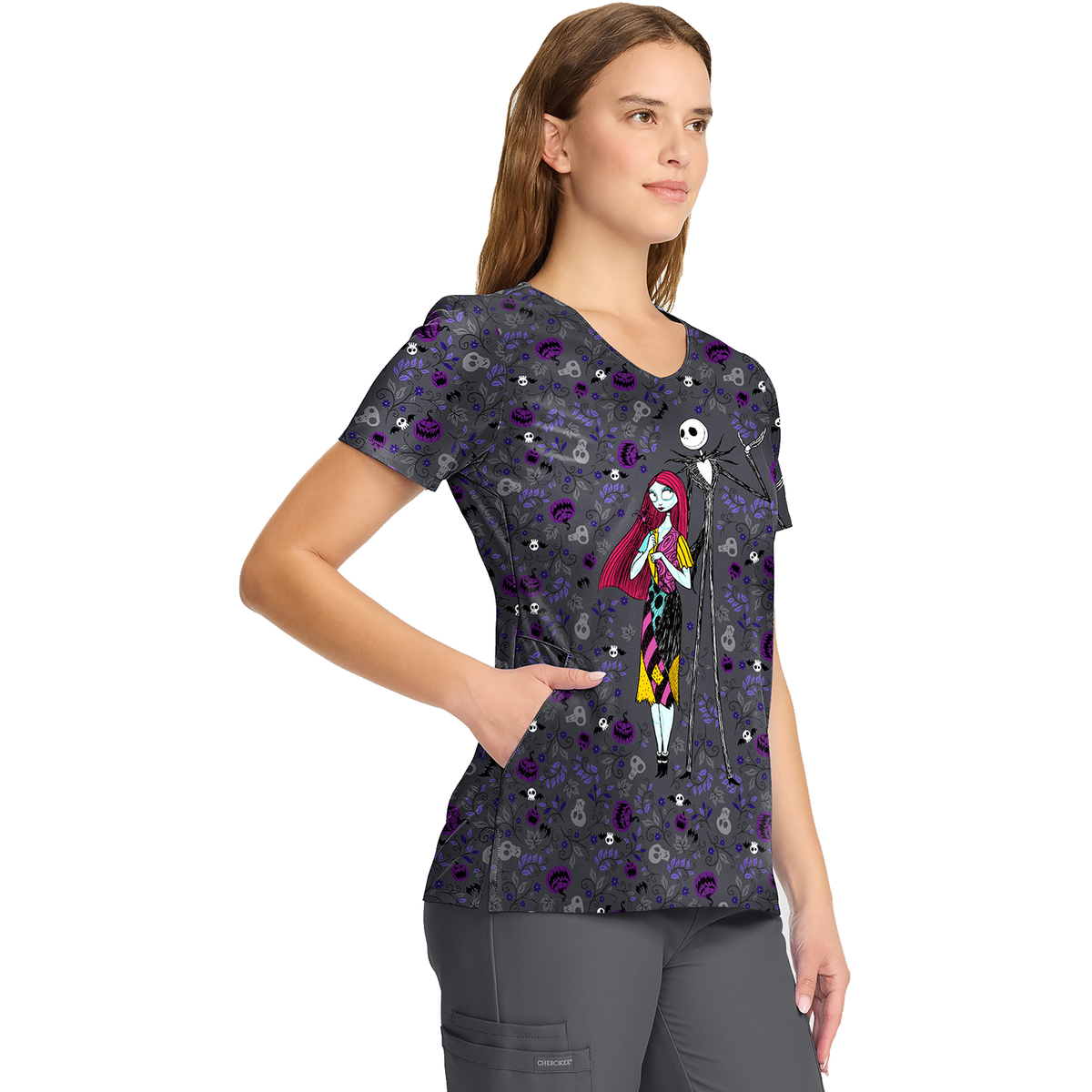 Filipina quirúrgica Disney TF626 Full Of Spirit para mujer, lateral derecha | color:ncfo-full-of-spirit