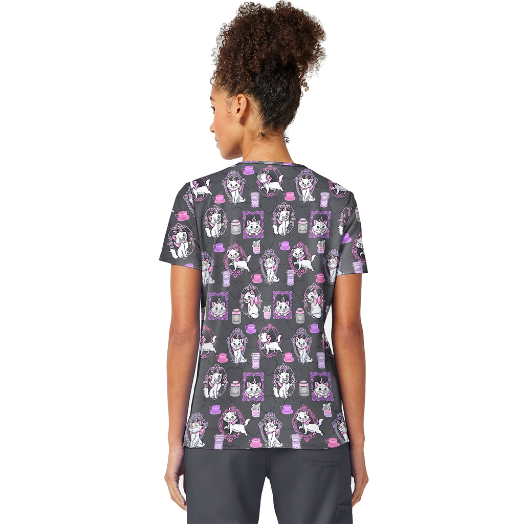 Filipina Disney TF796 para mujer, Marie Cafe Cat, espalda