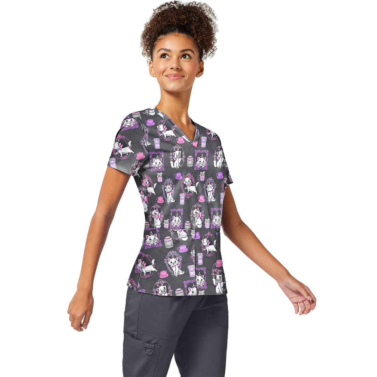 Filipina Disney TF796 para mujer, Marie Cafe Cat, tres cuartos derecho | color:accc-cafe-cat