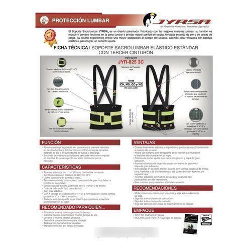 Faja Jyrsa Jyr - 825 - 3c Elástica Tirantes Con Tercer Cinturón - Garufa Jeans