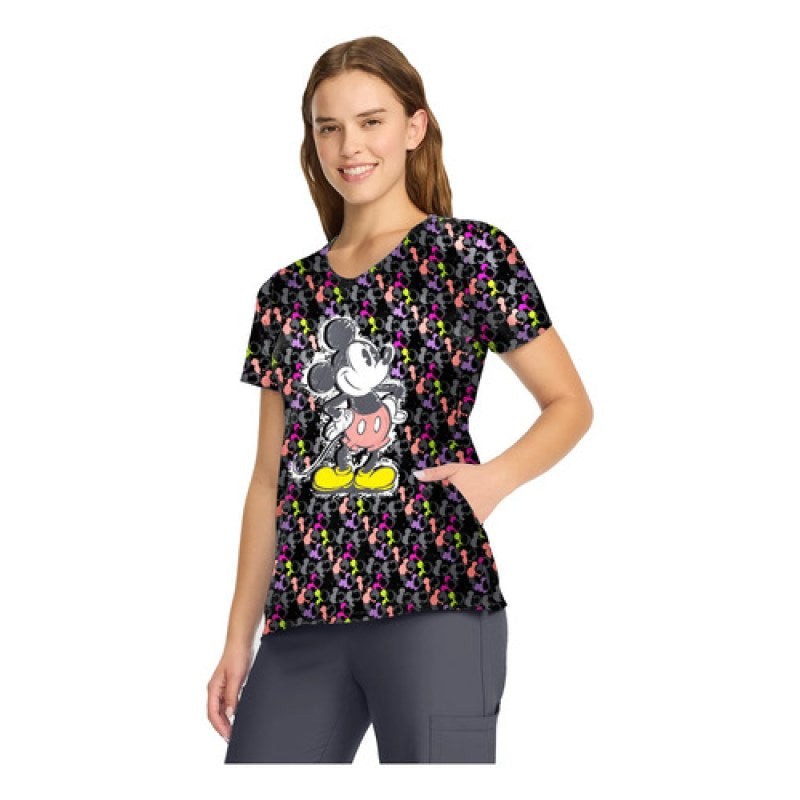 Filipina quirúrgica Disney TF626 Iconic Mickey para mujer, vista lateral izquierda original