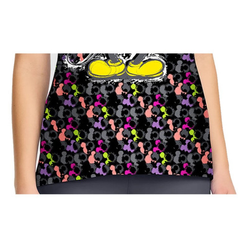 Filipina quirúrgica Disney TF626 Iconic Mickey para mujer, detalle de bolsillos y bajo
