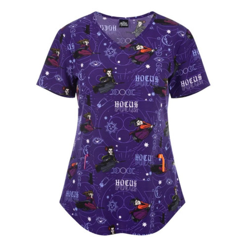 Filipina Disney TF737 Hocus Pocus HDOO Moon Phase, frente de la prenda