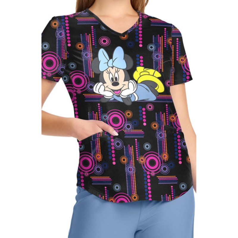 Filipina Disney TF737 Minnie Mouse MNXT Minnie Spotlight, detalle de manga y bolsillo | color:mnxt-minnie-spotlight