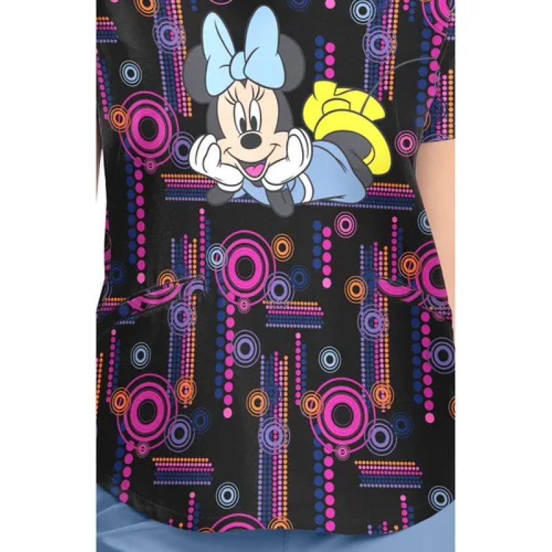 Filipina Disney TF737 Minnie Mouse MNXT Minnie Spotlight, detalle del bolsillo inferior | color:mnxt-minnie-spotlight