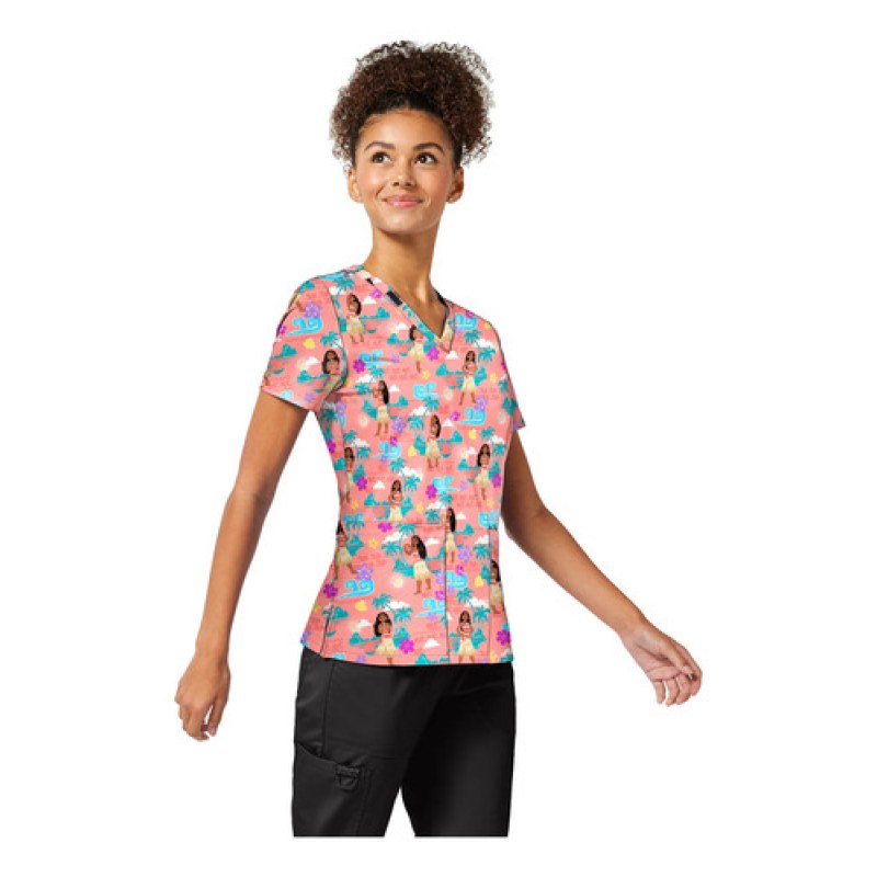 Filipina Quirúrgica Disney Tf796 Moana Mujer #mlpos_2 | Color: MHIS - The Sea Is Calling #color_mhis_-_the_sea_is_calling