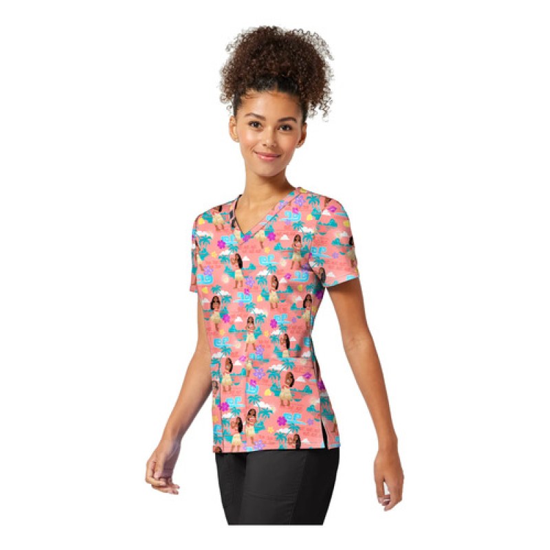 Filipina Quirúrgica Disney Tf796 Moana Mujer #mlpos_3 | Color: MHIS - The Sea Is Calling #color_mhis_-_the_sea_is_calling