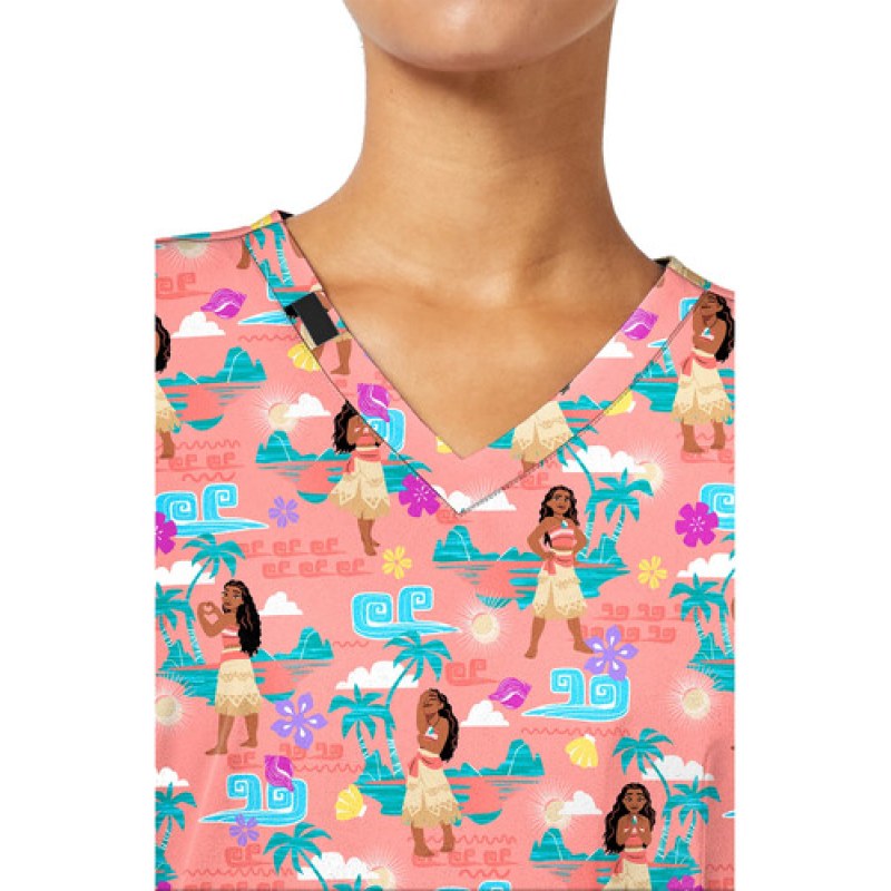 Filipina Quirúrgica Disney Tf796 Moana Mujer #mlpos_6 | Color: MHIS - The Sea Is Calling #color_mhis_-_the_sea_is_calling