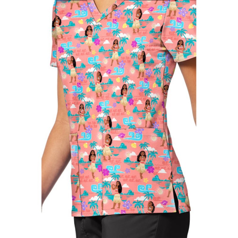 Filipina Quirúrgica Disney Tf796 Moana Mujer #mlpos_7 | Color: MHIS - The Sea Is Calling #color_mhis_-_the_sea_is_calling