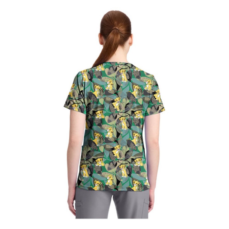 Filipina Quirúrgica Disney Tf796 Rey León Mujer #mlpos_4 | Color: LKTR - Tropical Roar #color_lktr_-_tropical_roar