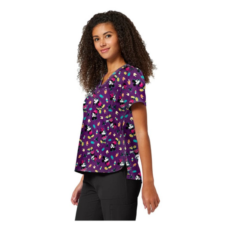Filipina Quirúrgica Disney Tf797 Mickey Minnie Mouse Mujer #mlpos_2 | Color: MKEZ - Yummy Freeze #color_mkez_-_yummy_freeze