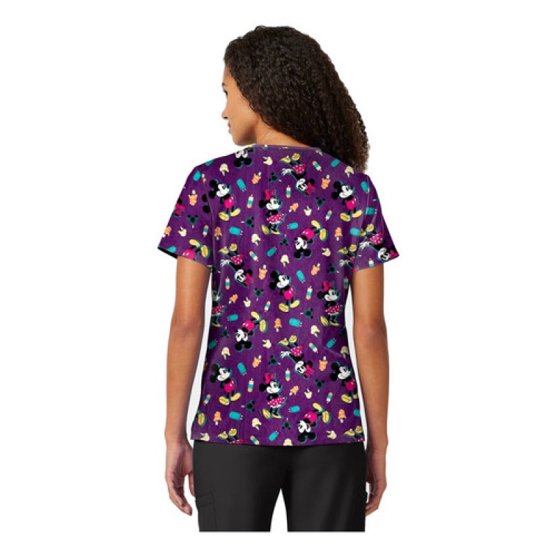 Filipina Quirúrgica Disney Tf797 Mickey Minnie Mouse Mujer #mlpos_4 | Color: MKEZ - Yummy Freeze #color_mkez_-_yummy_freeze