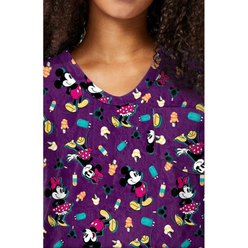 Filipina Quirúrgica Disney Tf797 Mickey Minnie Mouse Mujer #mlpos_6 | Color: MKEZ - Yummy Freeze #color_mkez_-_yummy_freeze