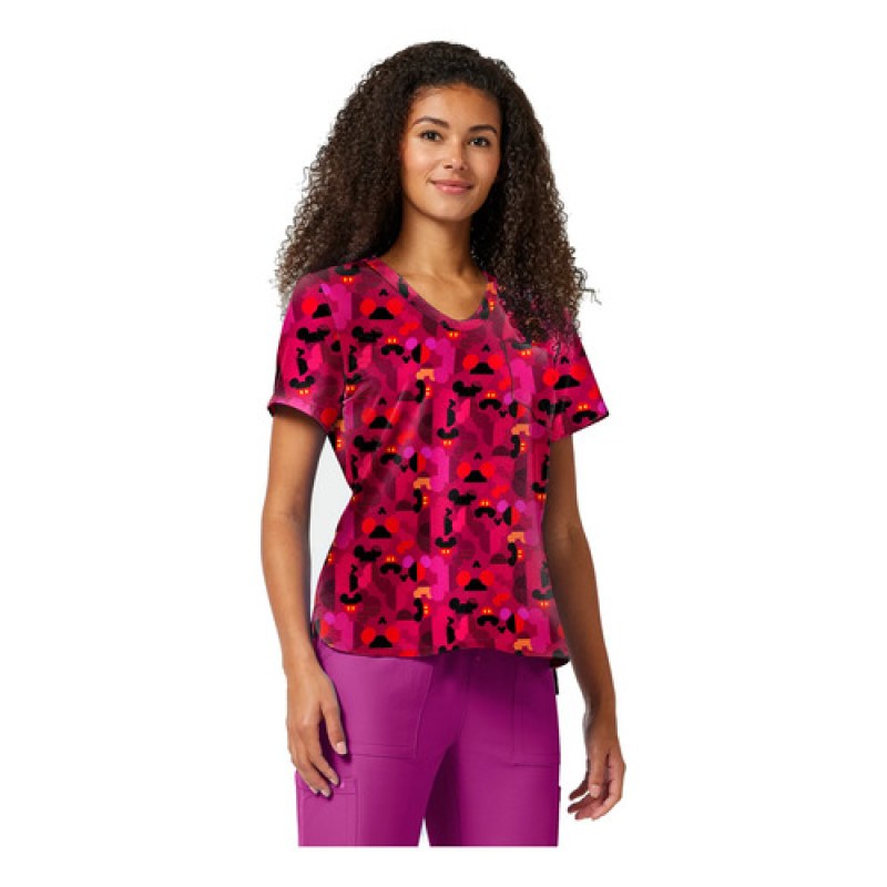 Filipina Quirúrgica Disney Tf797 Mickey Minnie Mouse Mujer #mlpos_20 | Color: MKXG - Ears A Geo #color_mkxg_-_ears_a_geo