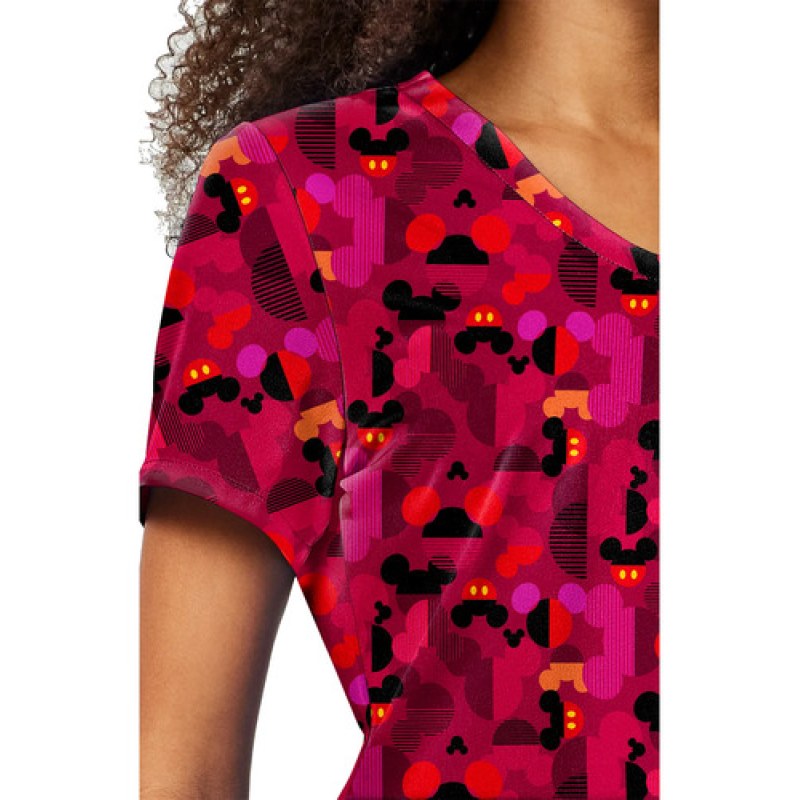 Filipina Quirúrgica Disney Tf797 Mickey Minnie Mouse Mujer #mlpos_21 | Color: MKXG - Ears A Geo #color_mkxg_-_ears_a_geo