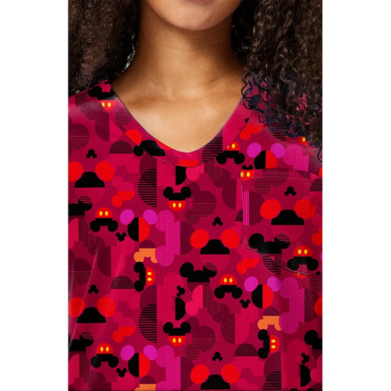 Filipina Quirúrgica Disney Tf797 Mickey Minnie Mouse Mujer #mlpos_22 | Color: MKXG - Ears A Geo #color_mkxg_-_ears_a_geo