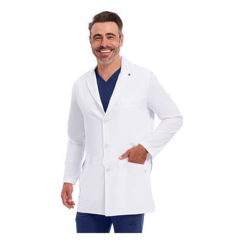 Healing Hands 5100 Saco Médico Bata Corta Clínica Hombre - Garufa Jeans