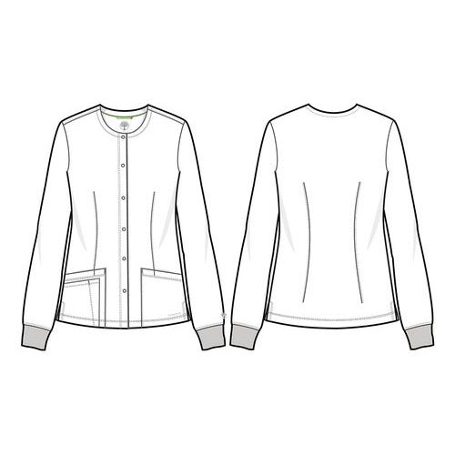 Healing Hands 5500 Chamarra Médica Clínica Quirúrgica Mujer - Garufa Jeans