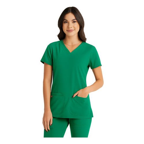Heartsoul 20710 Filipina Quirúrgica Clínica Mujer Stretch #mlpos_32 | Color: HUNH - Hunter #color_hunh_-_hunter #sku_20710hunhl #sku_20710hunhm #sku_20710hunhs #sku_20710hunhxl #sku_20710hunhxs