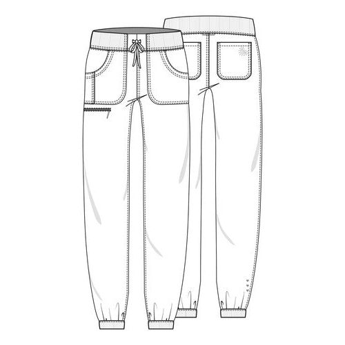 Heartsoul Hs030 Pantalón Quirúrgico Clínico Jogger Mujer - Garufa Jeans