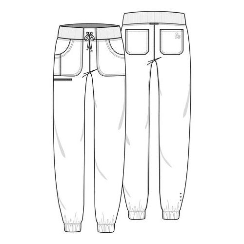 Heartsoul Hs030 Pantalón Quirúrgico Clínico Jogger Mujer - Garufa Jeans