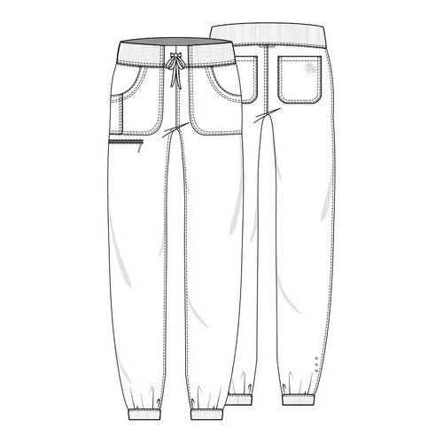 Heartsoul Hs030 Pantalón Quirúrgico Clínico Jogger Mujer - Garufa Jeans
