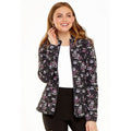 Heartsoul Hs301 Chamarra Médica Clínica Estampada Mujer - Garufa Jeans