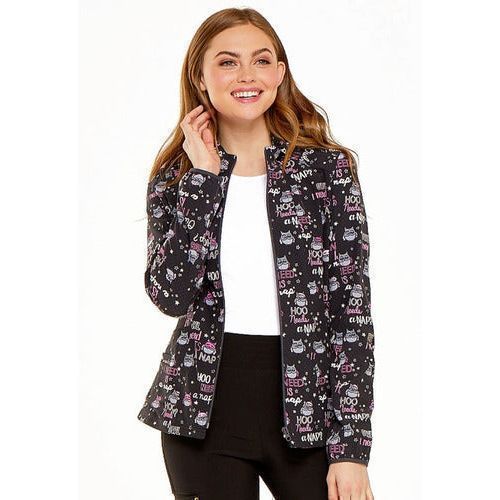 Heartsoul Hs301 Chamarra Médica Clínica Estampada Mujer - Garufa Jeans