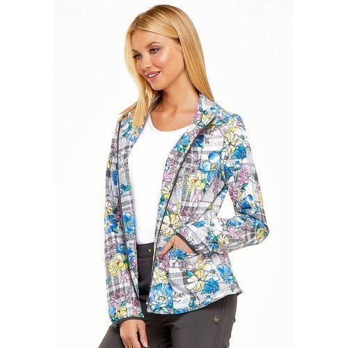 Heartsoul Hs301 Chamarra Médica Clínica Estampada Mujer - Garufa Jeans