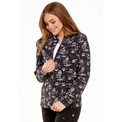 Heartsoul Hs301 Chamarra Médica Clínica Estampada Mujer - Garufa Jeans