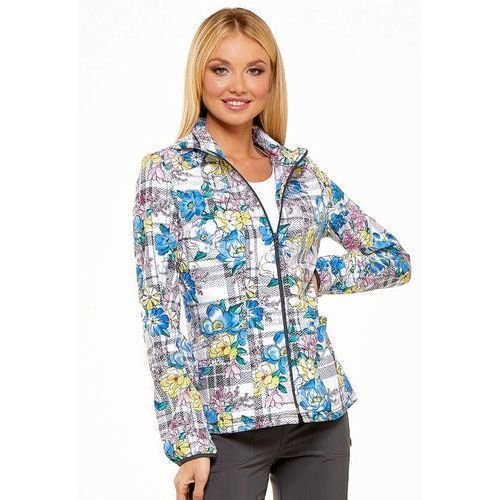 Heartsoul Hs301 Chamarra Médica Clínica Estampada Mujer - Garufa Jeans