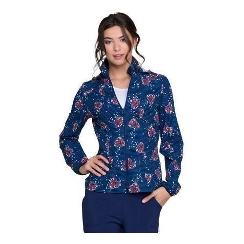 Heartsoul Hs301 Chamarra Médica Clínica Estampada Mujer - Garufa Jeans