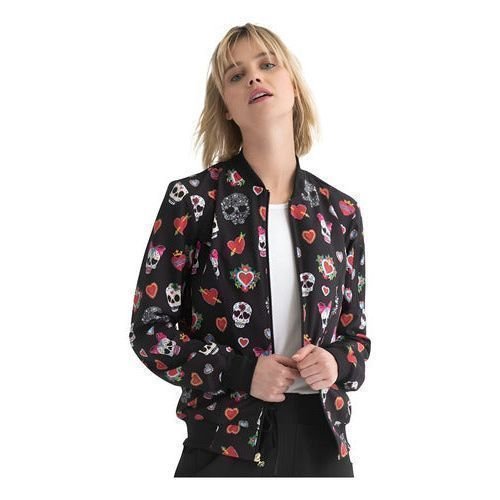 Heartsoul Hs311 Chamarra Médica Clínica Estampada Mujer - Garufa Jeans