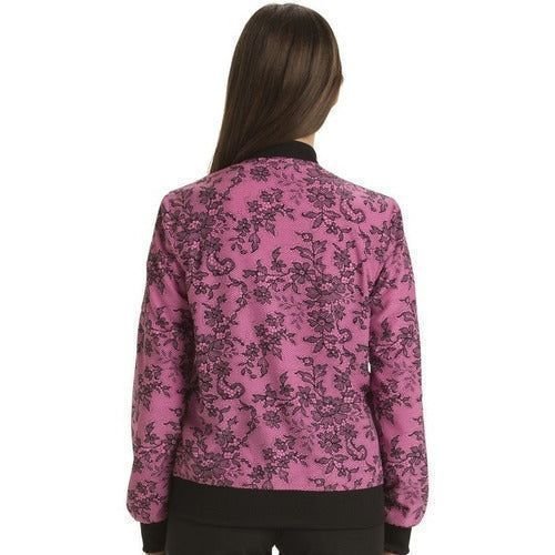 Heartsoul Hs311 Chamarra Médica Clínica Estampada Mujer - Garufa Jeans