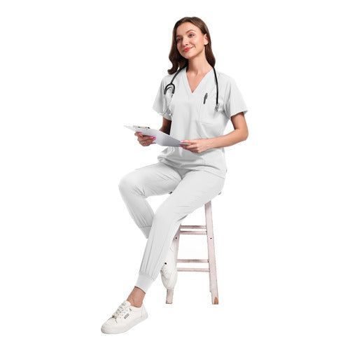 Juego Filipina Pantalón Quirúrgico Médico Clínico Enfermeria - Garufa Jeans