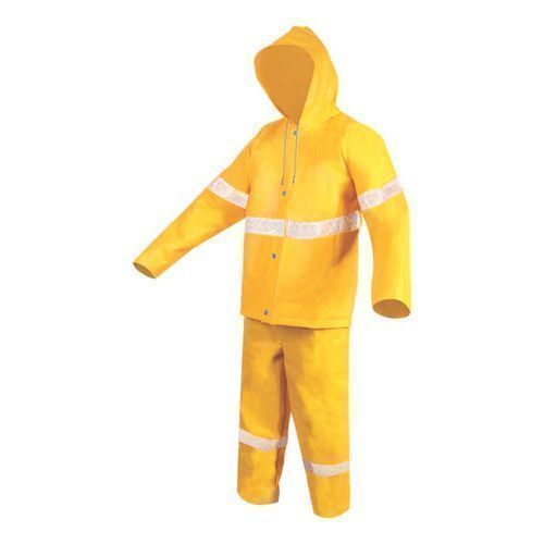 Juego Jyrsa Dd - 1121 Impermeable Chamarra Pantalón Reflejante - Garufa Jeans