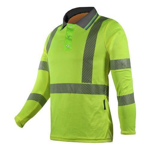 Jyrsa Eco - 121 Playera Polo Larga Reflejantes Tallas Extras - Garufa Jeans