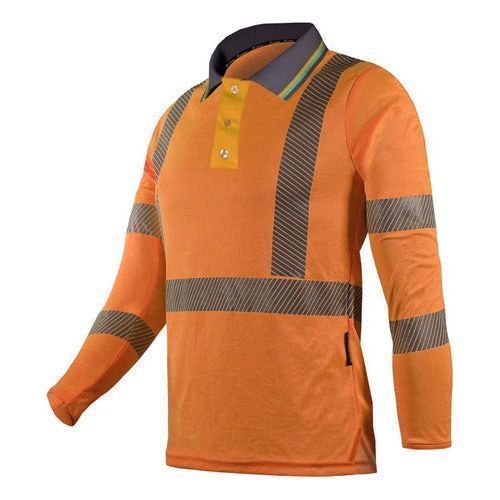 Jyrsa Eco - 121 Playera Polo Larga Reflejantes Tallas Extras - Garufa Jeans