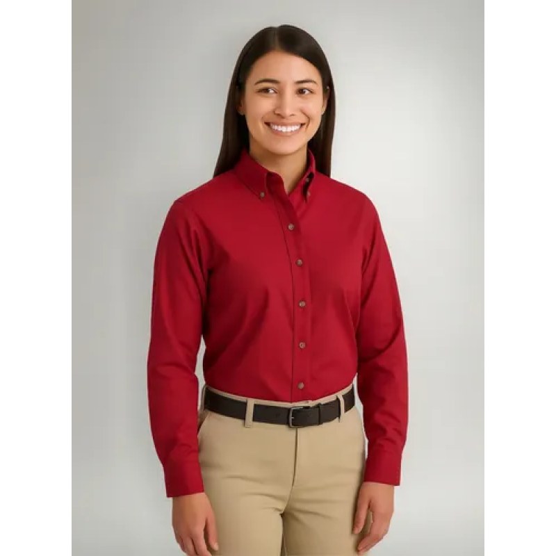 Red Kap Sp91 Blusa Manga Larga Trabajo Casual Vestir Mujer #mlpos_37 | Color: RD - Roja #color_rd_-_roja #sku_sp91rdrg02 #sku_sp91rdrg04 #sku_sp91rdrg06 #sku_sp91rdrg08 #sku_sp91rdrg10 #sku_sp91rdrg12 #sku_sp91rdrg14 #sku_sp91rdrg16 #sku_sp91rdrg18 #sku_sp91rdrg20