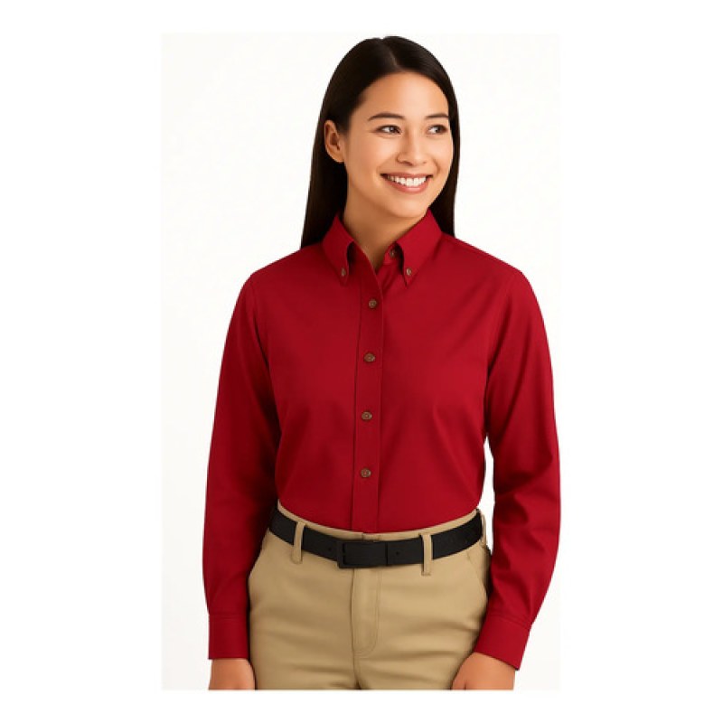 Red Kap Sp91 Blusa Manga Larga Trabajo Casual Vestir Mujer #mlpos_38 | Color: RD - Roja #color_rd_-_roja #sku_sp91rdrg02 #sku_sp91rdrg04 #sku_sp91rdrg06 #sku_sp91rdrg08 #sku_sp91rdrg10 #sku_sp91rdrg12 #sku_sp91rdrg14 #sku_sp91rdrg16 #sku_sp91rdrg18 #sku_sp91rdrg20