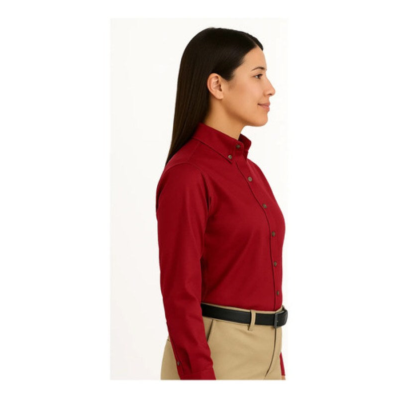 Red Kap Sp91 Blusa Manga Larga Trabajo Casual Vestir Mujer #mlpos_39 | Color: RD - Roja #color_rd_-_roja #sku_sp91rdrg02 #sku_sp91rdrg04 #sku_sp91rdrg06 #sku_sp91rdrg08 #sku_sp91rdrg10 #sku_sp91rdrg12 #sku_sp91rdrg14 #sku_sp91rdrg16 #sku_sp91rdrg18 #sku_sp91rdrg20