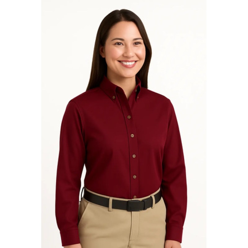 Red Kap Sp91 Blusa Manga Larga Trabajo Casual Vestir Mujer #mlpos_8 | Color: BY - Vino #color_by_-_vino #sku_sp91byrg02 #sku_sp91byrg04 #sku_sp91byrg06 #sku_sp91byrg08 #sku_sp91byrg10 #sku_sp91byrg12 #sku_sp91byrg14 #sku_sp91byrg16 #sku_sp91byrg18 #sku_sp91byrg20