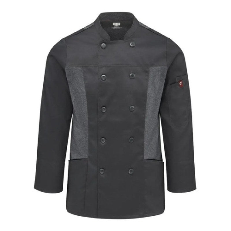 Red Kap 053w Filipina Chef Mujer Manga Larga Con Flujo Aire #mlpos_12 | Color: CH - Gris Oxford #color_ch_-_gris_oxford #sku_053wchrgl #sku_053wchrgm #sku_053wchrgs #sku_053wchrgxl #sku_053wchrgxs