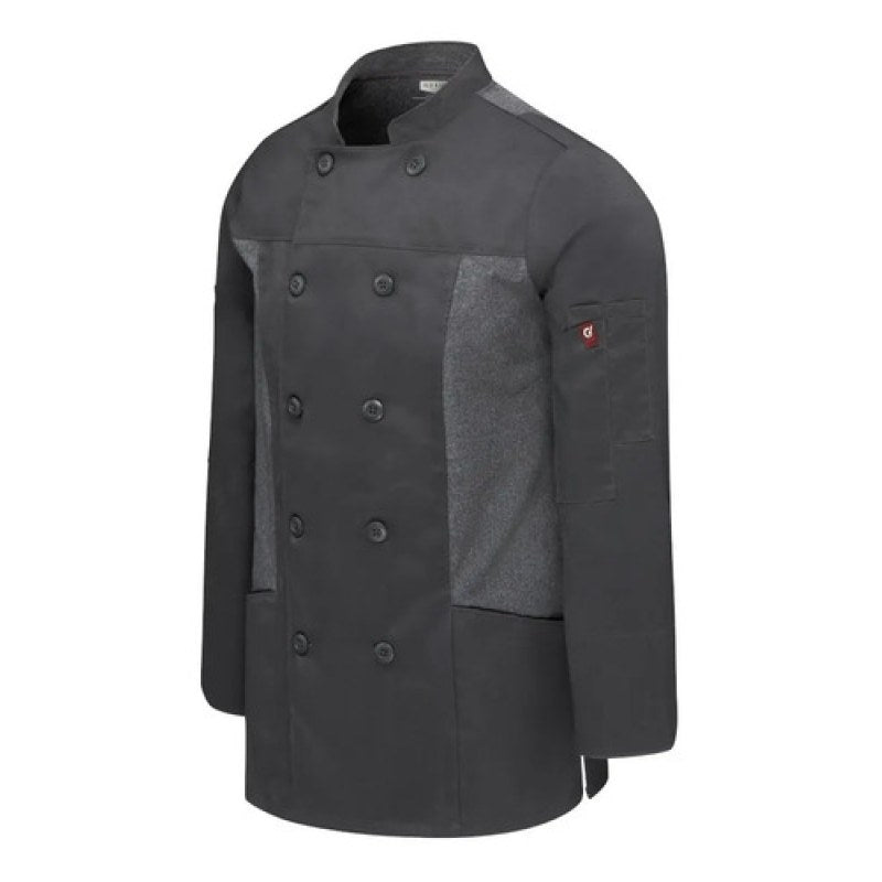 Red Kap 053w Filipina Chef Mujer Manga Larga Con Flujo Aire #mlpos_13 | Color: CH - Gris Oxford #color_ch_-_gris_oxford #sku_053wchrgl #sku_053wchrgm #sku_053wchrgs #sku_053wchrgxl #sku_053wchrgxs