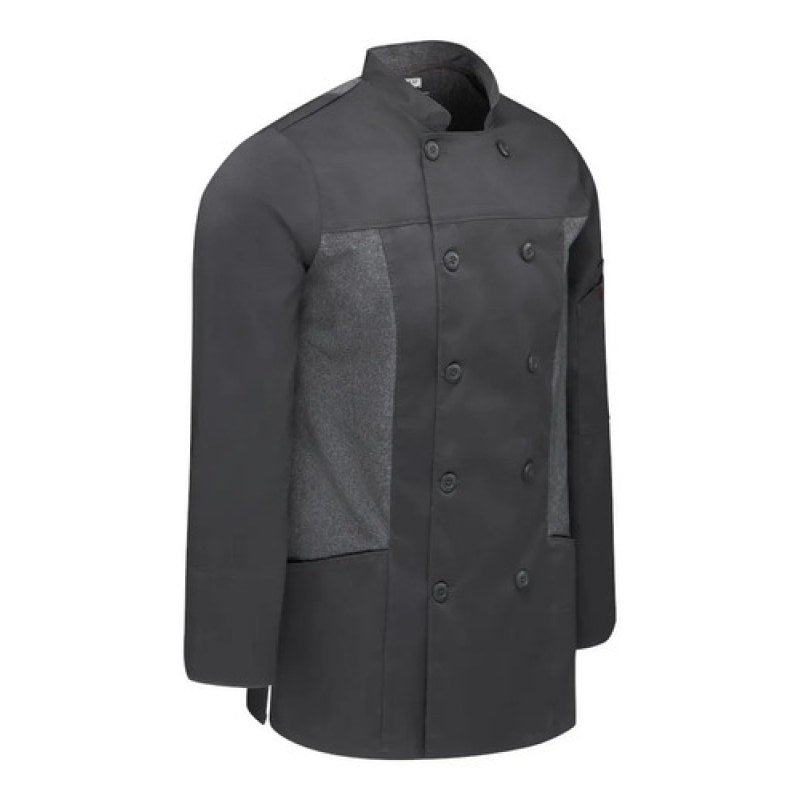 Red Kap 053w Filipina Chef Mujer Manga Larga Con Flujo Aire #mlpos_14 | Color: CH - Gris Oxford #color_ch_-_gris_oxford #sku_053wchrgl #sku_053wchrgm #sku_053wchrgs #sku_053wchrgxl #sku_053wchrgxs