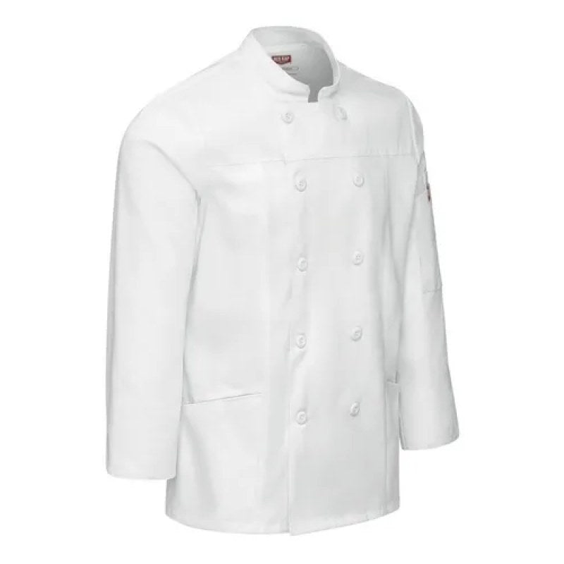 Red Kap 053w Filipina Chef Mujer Manga Larga Con Flujo Aire #mlpos_22 | Color: WH - Blanca #color_wh_-_blanca #sku_053wwhrgl #sku_053wwhrgm #sku_053wwhrgs #sku_053wwhrgxl #sku_053wwhrgxs