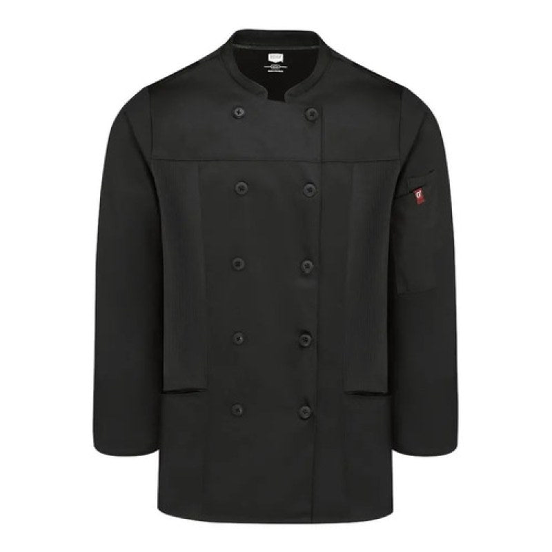 Red Kap 053w Filipina Chef Mujer Manga Larga Con Flujo Aire #mlpos_4 | Color: BK - Negra #color_bk_-_negra #sku_053wbkrgl #sku_053wbkrgm #sku_053wbkrgs #sku_053wbkrgxl #sku_053wbkrgxs