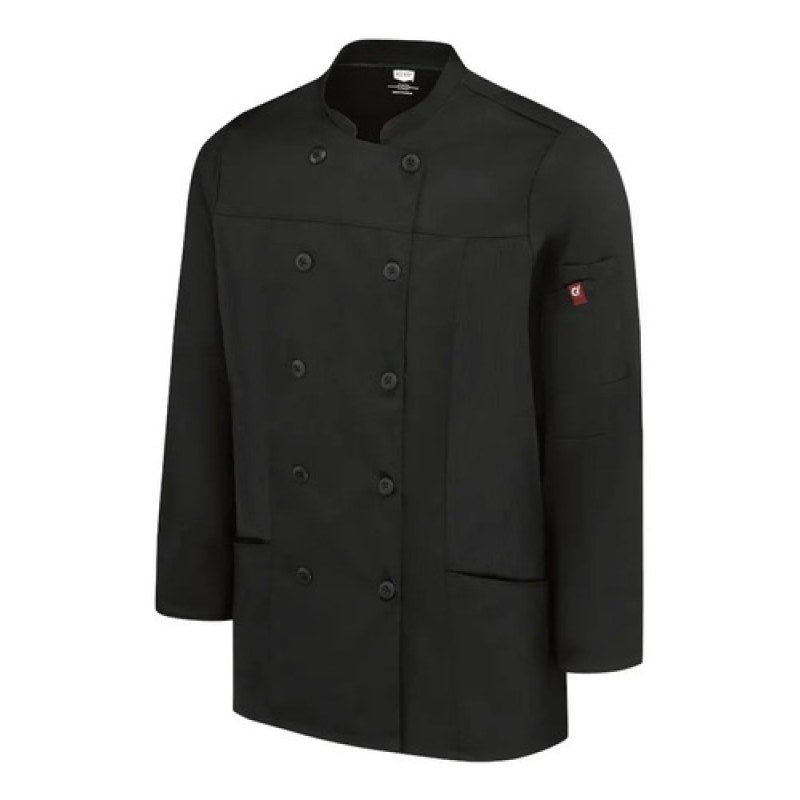 Red Kap 053w Filipina Chef Mujer Manga Larga Con Flujo Aire #mlpos_5 | Color: BK - Negra #color_bk_-_negra #sku_053wbkrgl #sku_053wbkrgm #sku_053wbkrgs #sku_053wbkrgxl #sku_053wbkrgxs